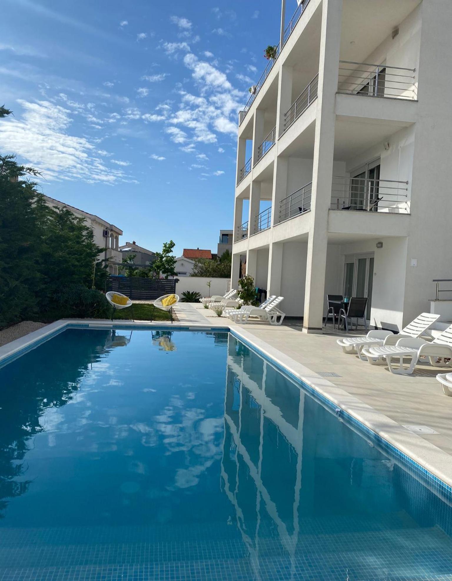 Apartment Deluxe Villa Carlotta Zadar Exterior foto