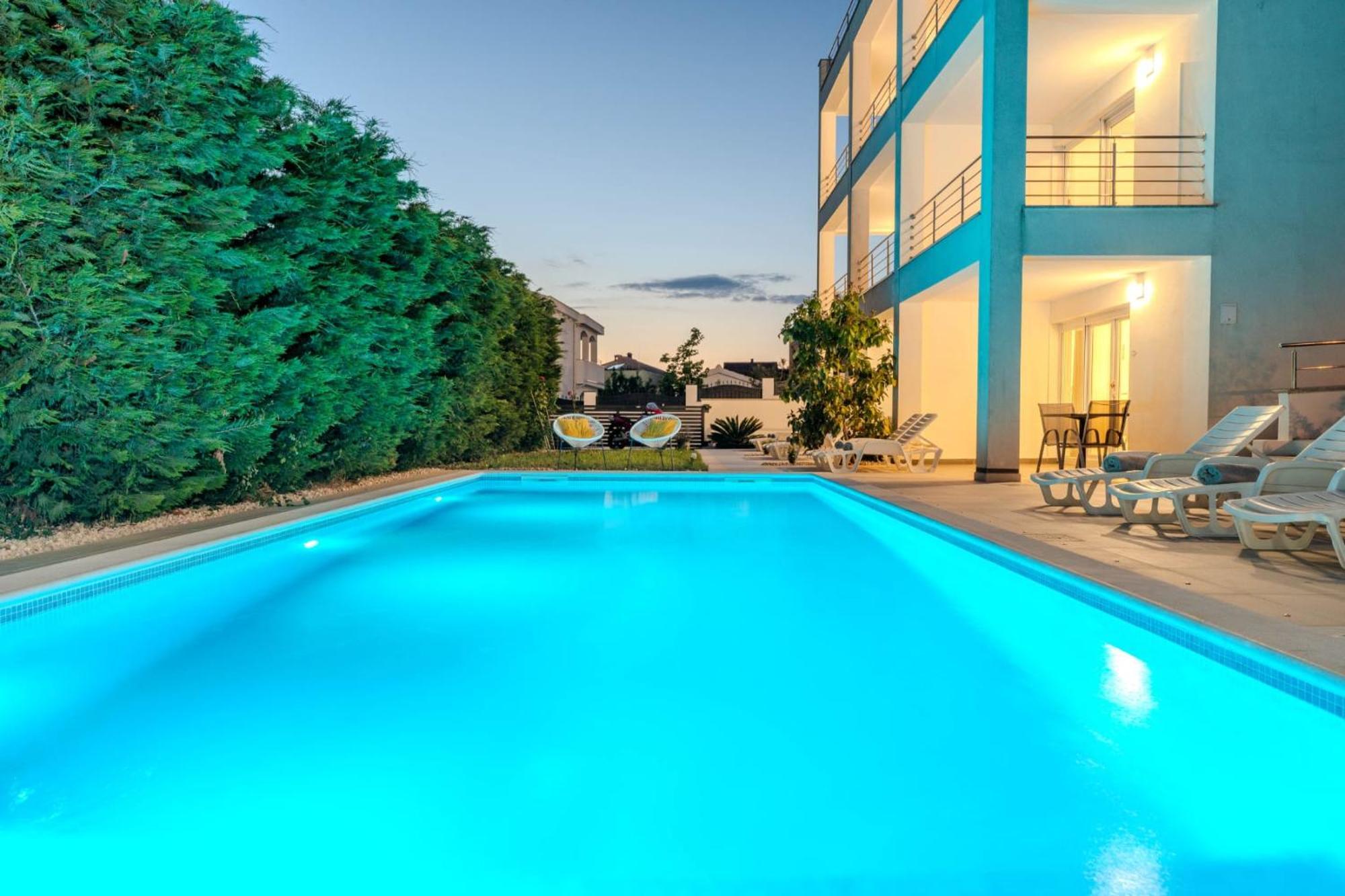 Apartment Deluxe Villa Carlotta Zadar Exterior foto