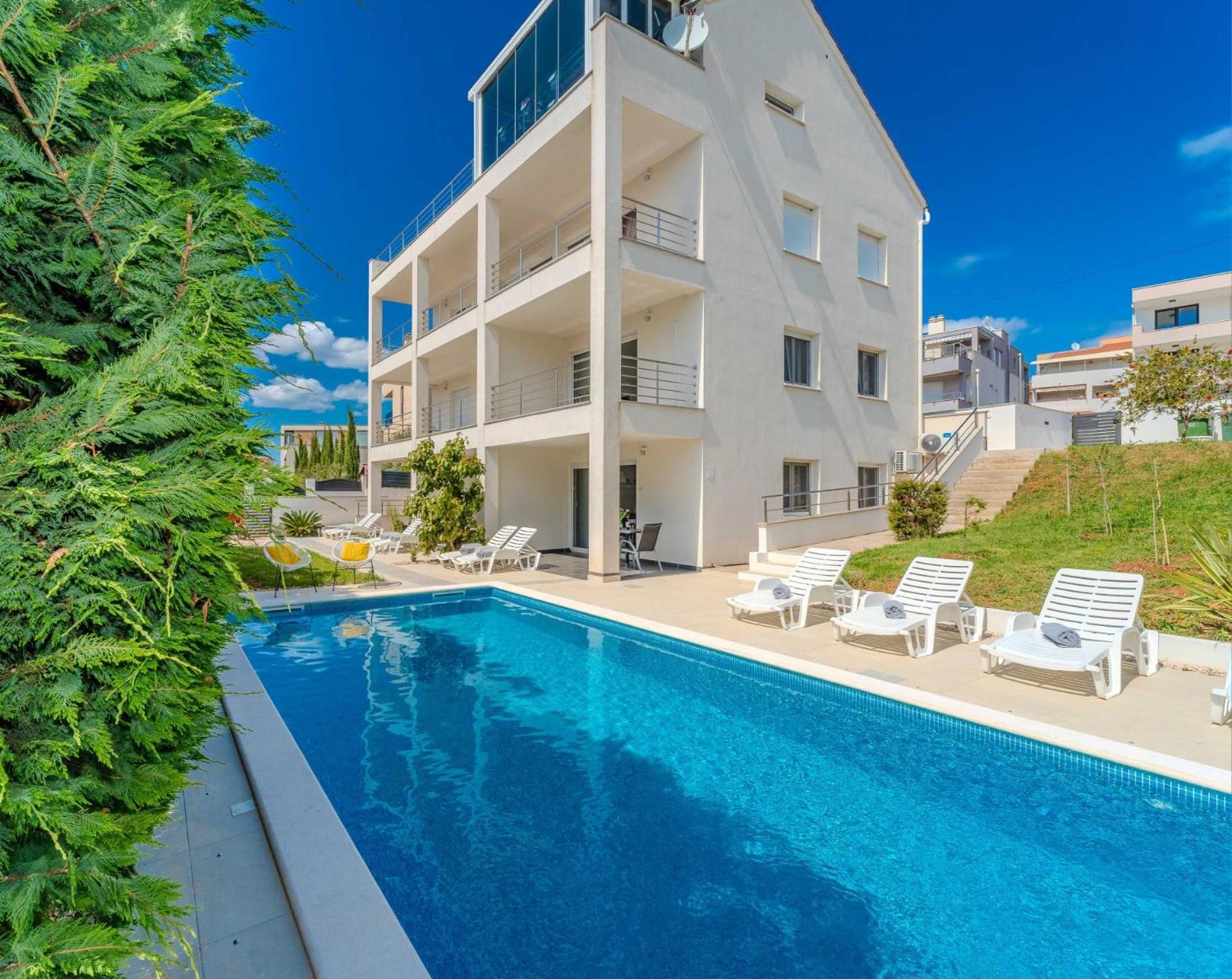 Apartment Deluxe Villa Carlotta Zadar Exterior foto