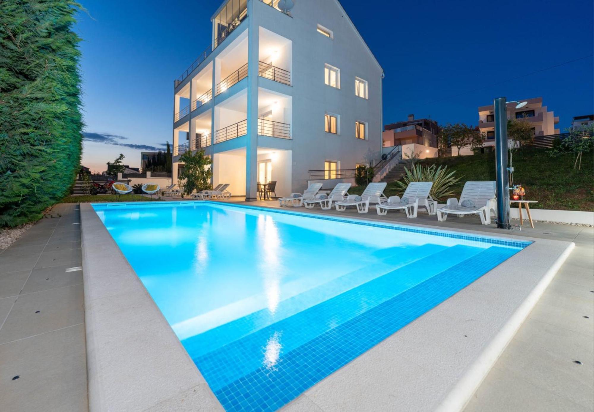 Apartment Deluxe Villa Carlotta Zadar Exterior foto